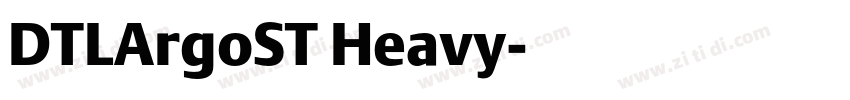 DTLArgoST Heavy字体转换
